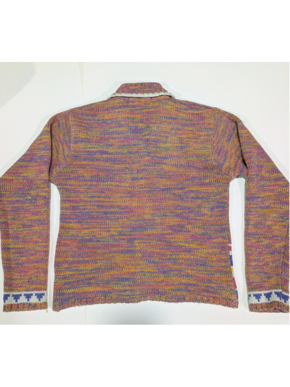 Women's KLJ Oswal Multi-color Floral Knit Cardigan Sweater - Picture 6 of 12